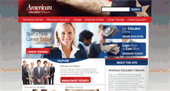 Desktop Screenshot of americaneducationnetwork.com